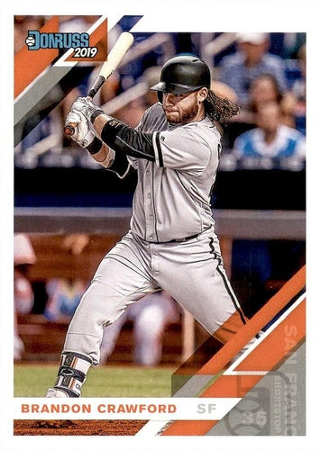 #159 Brandon Crawford - San Francisco Giants - 2019 Donruss Baseball