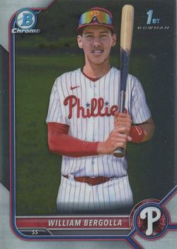 #BCP-159 William Bergolla FBC - Philadelphia Phillies - 2022 Bowman - Chrome Prospects Baseball