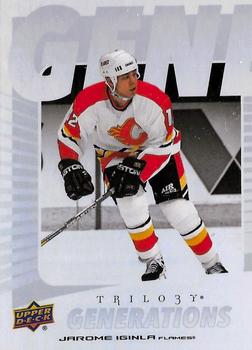 #TG-15A Jarome Iginla - Calgary Flames - 2023-24 Upper Deck Trilogy - Generations Hockey