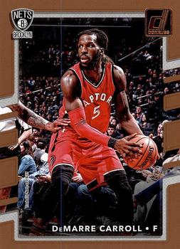 #15 DeMarre Carroll - Brooklyn Nets - 2017-18 Donruss Basketball