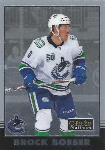 #R-15 Brock Boeser - Vancouver Canucks - 2020-21 O-Pee-Chee Platinum - Retro Hockey