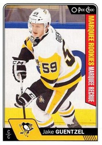 #675 Jake Guentzel - Pittsburgh Penguins - 2016-17 O-Pee-Chee Update Hockey