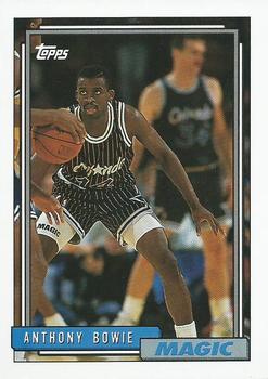 #15 Anthony Bowie - Orlando Magic - 1992-93 Topps Basketball