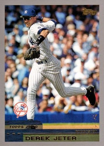 #15 Derek Jeter - New York Yankees - 2000 Topps Baseball
