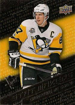 #SM-15 Sidney Crosby - Pittsburgh Penguins - 2017-18 Upper Deck Tim Hortons - Stat Makers Hockey
