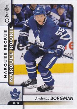 #615 Andreas Borgman - Toronto Maple Leafs - 2017-18 O-Pee-Chee Hockey