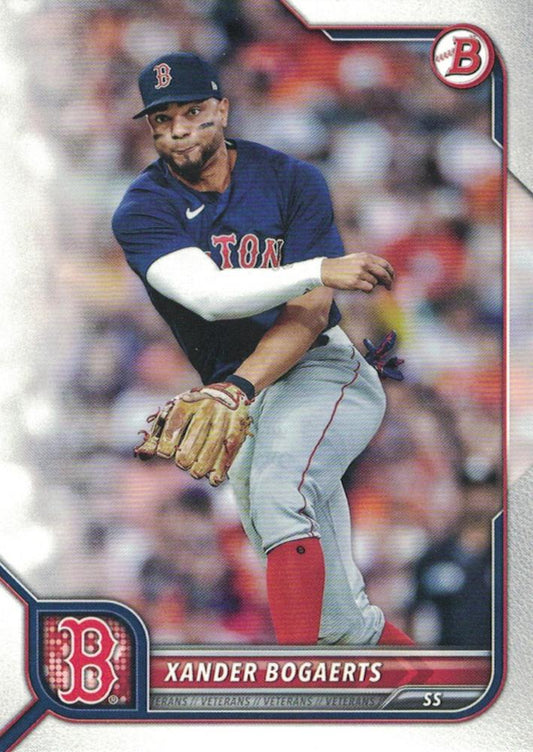 #15 Xander Bogaerts - Boston Red Sox - 2022 Bowman Baseball