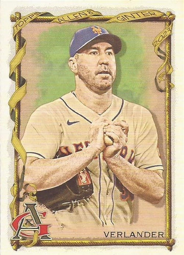 #15 Justin Verlander - New York Mets - 2023 Topps Allen & Ginter Baseball