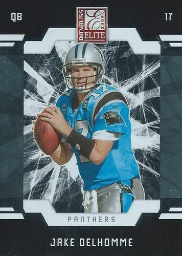 #15 Jake Delhomme - Carolina Panthers - 2009 Donruss Elite Football