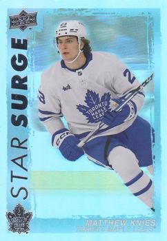 #SS-15 Matthew Knies - Toronto Maple Leafs - 2023-24 Upper Deck - Star Surge Hockey