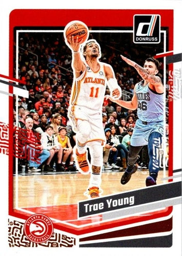 #15 Trae Young - Atlanta Hawks - 2023-24 Donruss Basketball