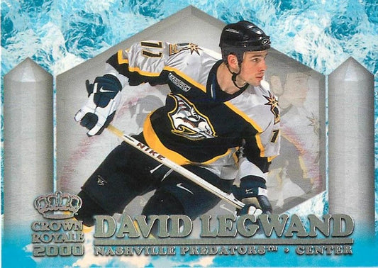 #15 David Legwand - Nashville Predators - 1999-00 Pacific Crown Royale - Ice Elite Hockey