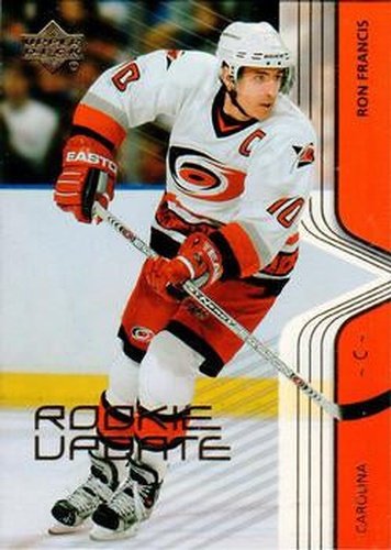 #15 Ron Francis - Carolina Hurricanes - 2003-04 Upper Deck Rookie Update Hockey