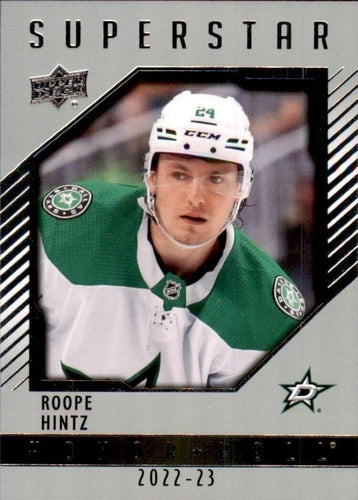 #HR-15 Roope Hintz - Dallas Stars - 2022-23 Upper Deck - Honor Roll Hockey