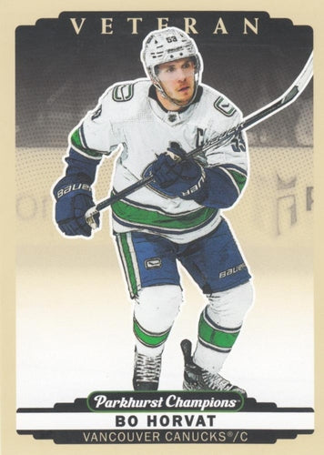 #15 Bo Horvat - Vancouver Canucks - 2022-23 Parkhurst Champions Hockey