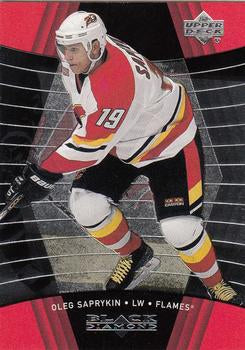 #15 Oleg Saprykin - Calgary Flames - 1999-00 Upper Deck Black Diamond Hockey