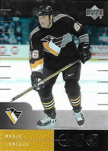 #75 Mario Lemieux - Pittsburgh Penguins - 2000-01 Upper Deck Ice Hockey