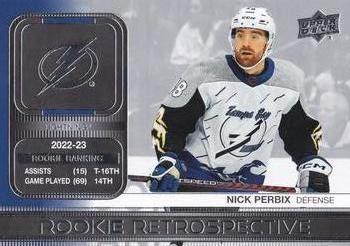 #RR-15 Nick Perbix - Tampa Bay Lightning - 2023-24 Upper Deck - Rookie Retrospective Hockey