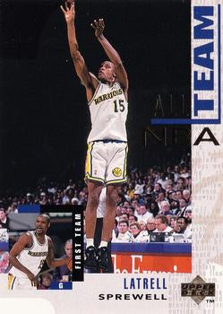 #15 Latrell Sprewell - Golden State Warriors - 1994-95 Upper Deck Basketball