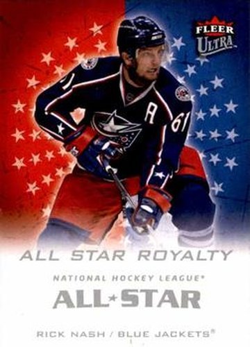 #ASR15 Rick Nash - Columbus Blue Jackets - 2008-09 Ultra - All-Star Royalty Hockey