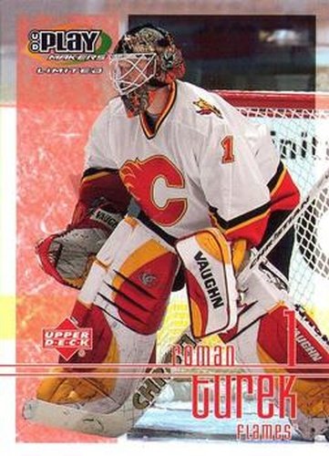 #15 Roman Turek - Calgary Flames - 2001-02 Upper Deck Playmakers Hockey