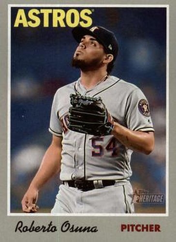 #15 Roberto Osuna - Houston Astros - 2019 Topps Heritage Baseball