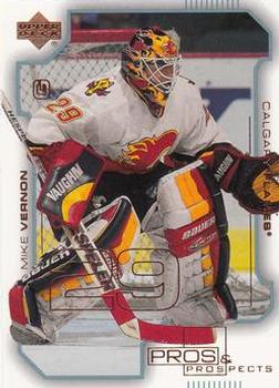 #15 Mike Vernon - Calgary Flames - 2000-01 Upper Deck Pros & Prospects Hockey