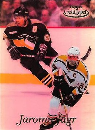 #15 Jaromir Jagr - Pittsburgh Penguins - 1999-00 Topps Gold Label Hockey