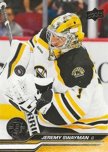 #15 Jeremy Swayman - Boston Bruins - 2023-24 Upper Deck Hockey
