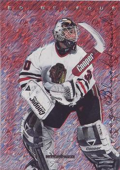 #15 Ed Belfour - Chicago Blackhawks - 1995-96 Leaf Limited Hockey