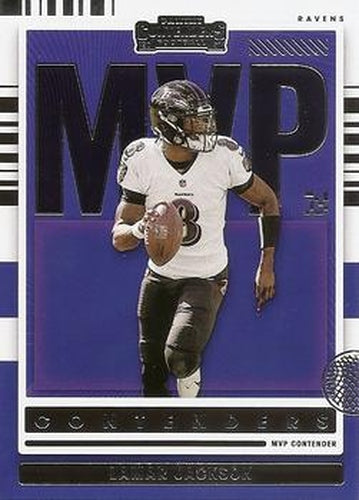 #MVP-LJA Lamar Jackson - Baltimore Ravens - 2021 Panini Contenders - MVP Contenders Football
