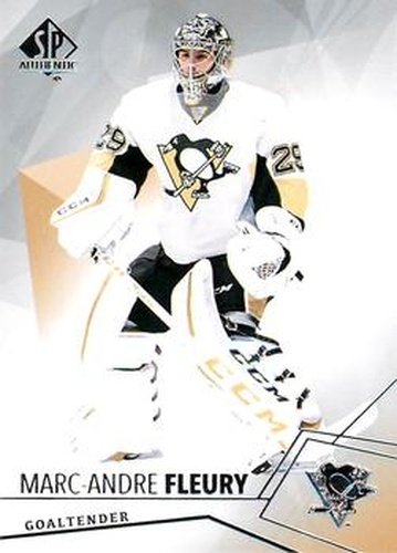 #15 Marc-Andre Fleury - Pittsburgh Penguins - 2015-16 SP Authentic Hockey