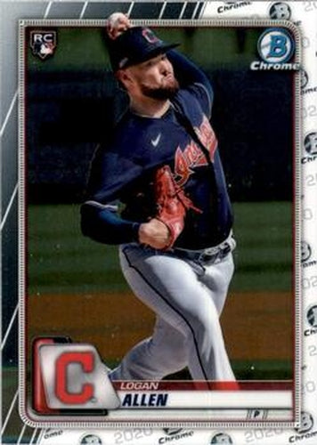 #15 Logan Allen - Cleveland Indians - 2020 Bowman Chrome Baseball