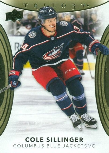 #15 Cole Sillinger - Columbus Blue Jackets - 2022-23 Upper Deck Trilogy Hockey
