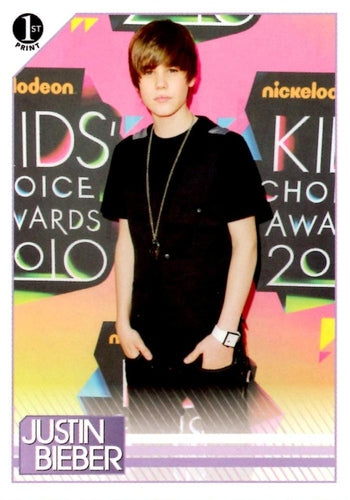 #15 Like all the special guests at Nickelodeon's 2 - 2010 Panini Justin Bieber