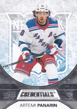 #15 Artemi Panarin - New York Rangers - 2021-22 Upper Deck Credentials Hockey