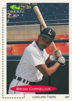 #15 Brian Cornelius - Lakeland Tigers - 1991 Classic Best Baseball