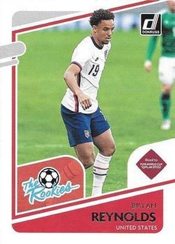 #15 Bryan Reynolds - USA - 2021-22 Donruss Road to FIFA World Cup Qatar 2022 - The Rookies Soccer
