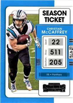 #15 Christian McCaffrey - Carolina Panthers - 2021 Panini Contenders Football