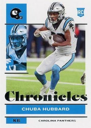#15 Chuba Hubbard - Carolina Panthers - 2021 Panini Chronicles Football
