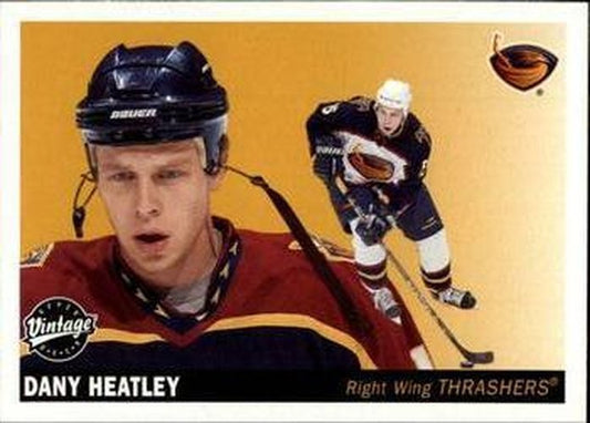 #15 Dany Heatley - Atlanta Thrashers - 2002-03 Upper Deck Vintage Hockey