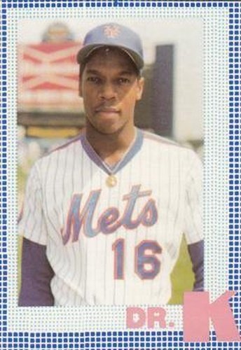 #15 Dwight Gooden - New York Mets - 1985 Renata Galasso Dwight Gooden Dr. K Baseball