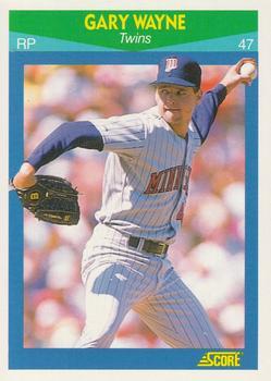 #15 Gary Wayne - Minnesota Twins - 1990 Score Rising Stars Baseball