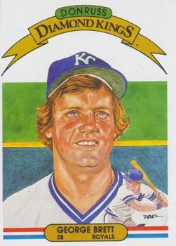 #15 George Brett - Kansas City Royals - 1982 Donruss Baseball
