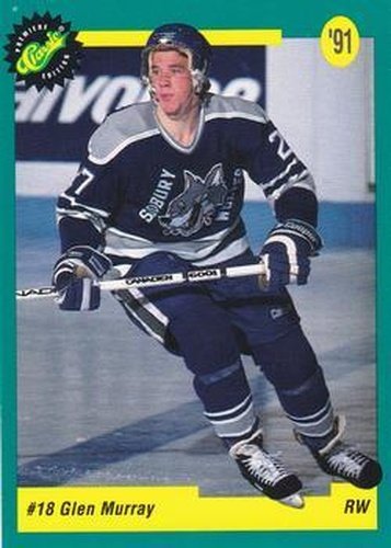#15 Glen Murray - Boston Bruins - 1991 Classic Draft Picks Hockey