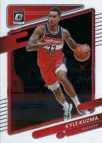 #15 Kyle Kuzma - Washington Wizards - 2021-22 Donruss Optic Basketball