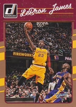 #15 LeBron James - Cleveland Cavaliers - 2016-17 Donruss Basketball