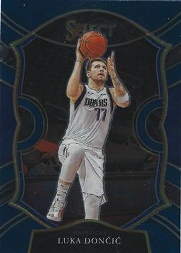 #15 Luka Doncic - Dallas Mavericks - 2020-21 Panini Select - Blue Basketball