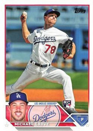 #15 Michael Grove - Los Angeles Dodgers - 2023 Topps Baseball