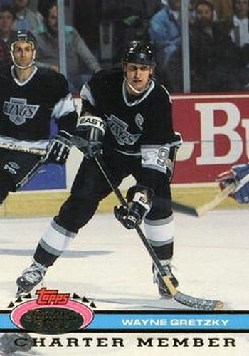 #NNO15a Wayne Gretzky - Los Angeles Kings - 1991 Stadium Club Charter Member